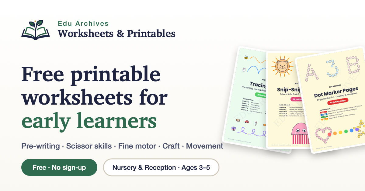 Eyfs Using Small Tools Free EYFS Worksheets & Printables (PDF) | Edu Archives