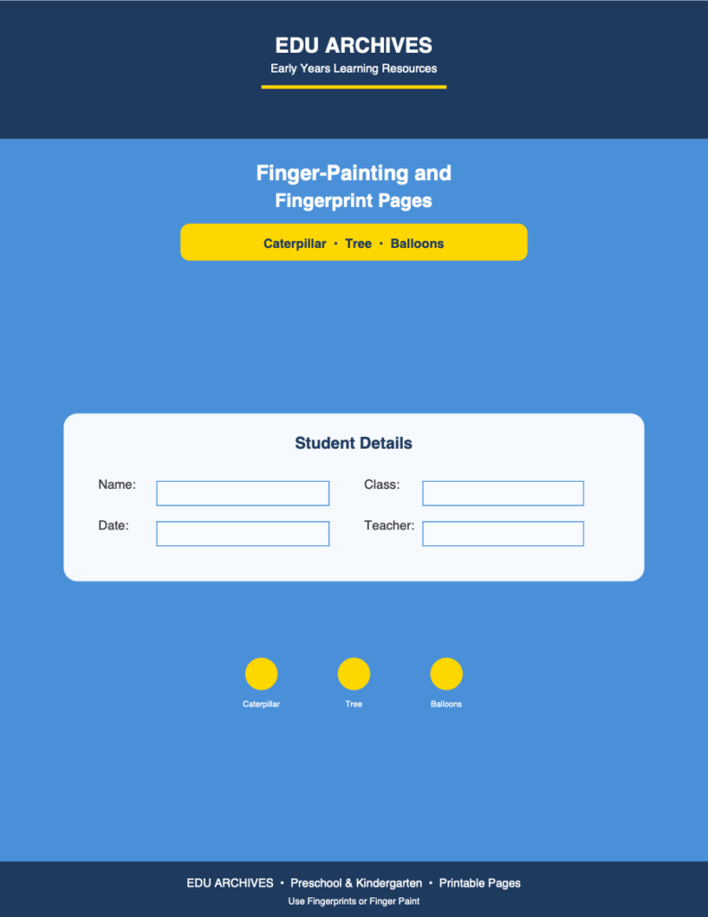 Cover of Finger-Painting and Fingerprint Pages