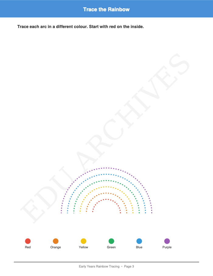 Rainbow Tracing: Rainbow Tracing: Page 3: Trace the Rainbow