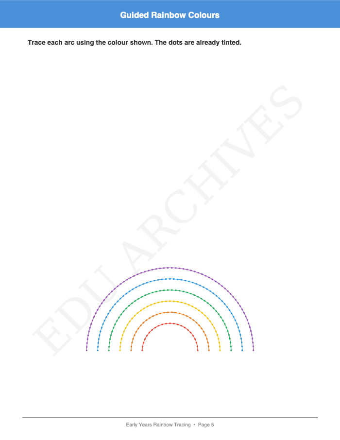 Rainbow Tracing: Rainbow Tracing: Page 5: Guided Rainbow Colours