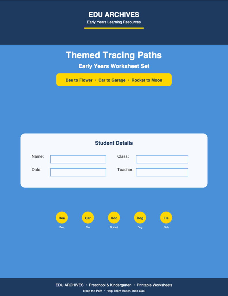 Cover of Themed Tracing Paths