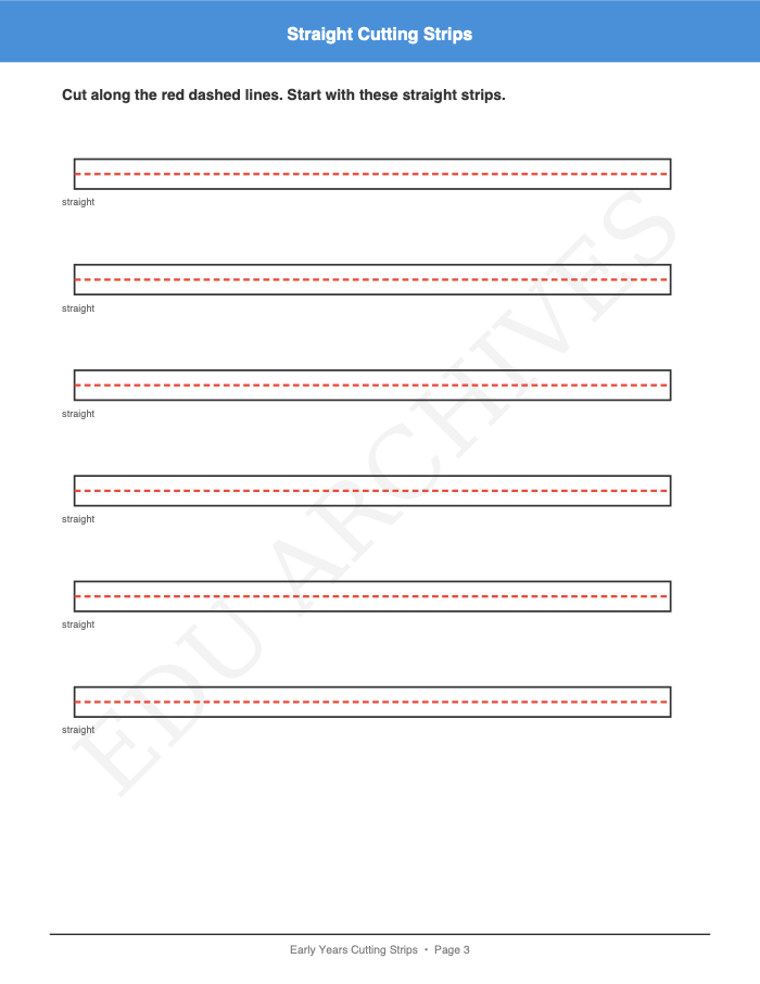 Cutting Strips: Cutting Strips: Page 3: Straight Cutting Strips
