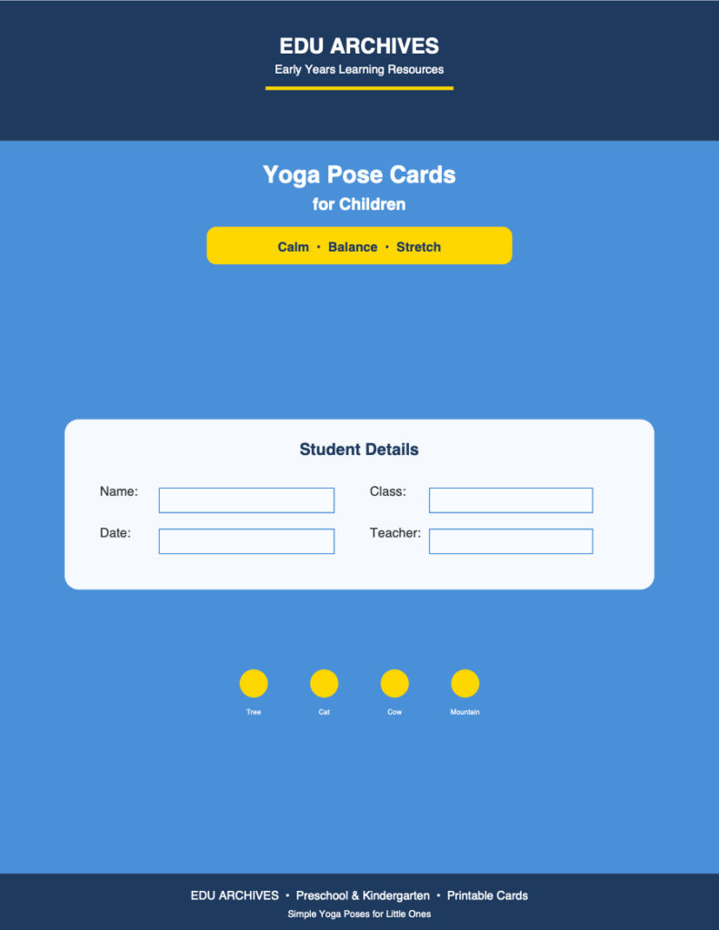 Cover of Yoga Pose Cards